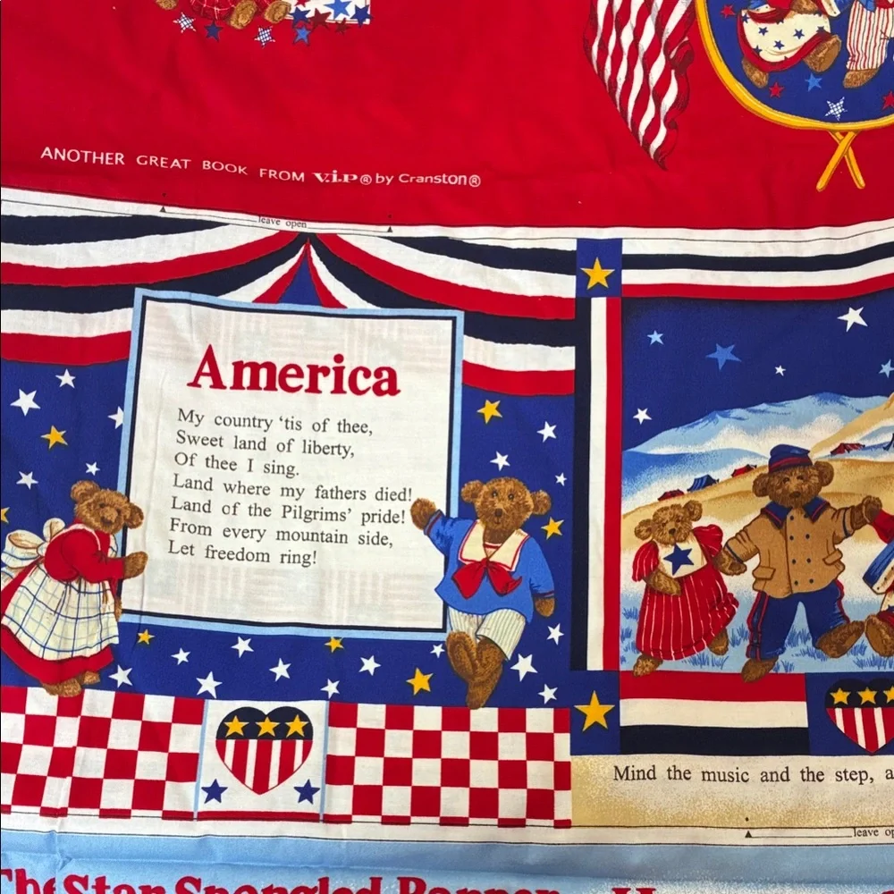 Yankee Doodle Songbook Fabric (DIY)